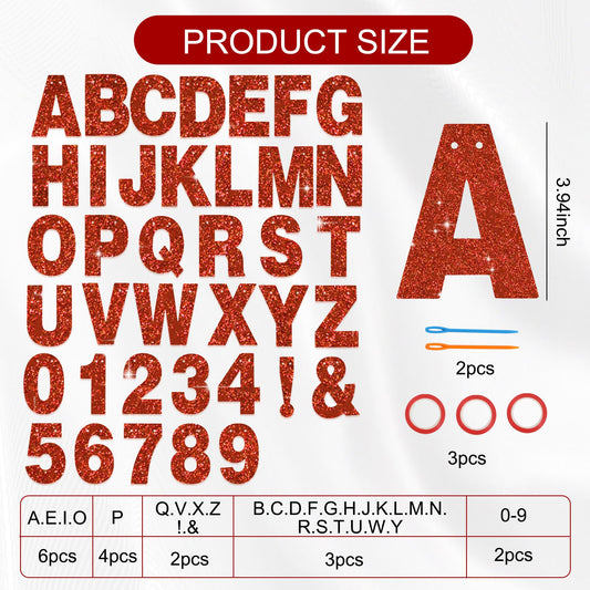 BEISHIDA letters and numbers DIY banner kit ready for creative personalization.