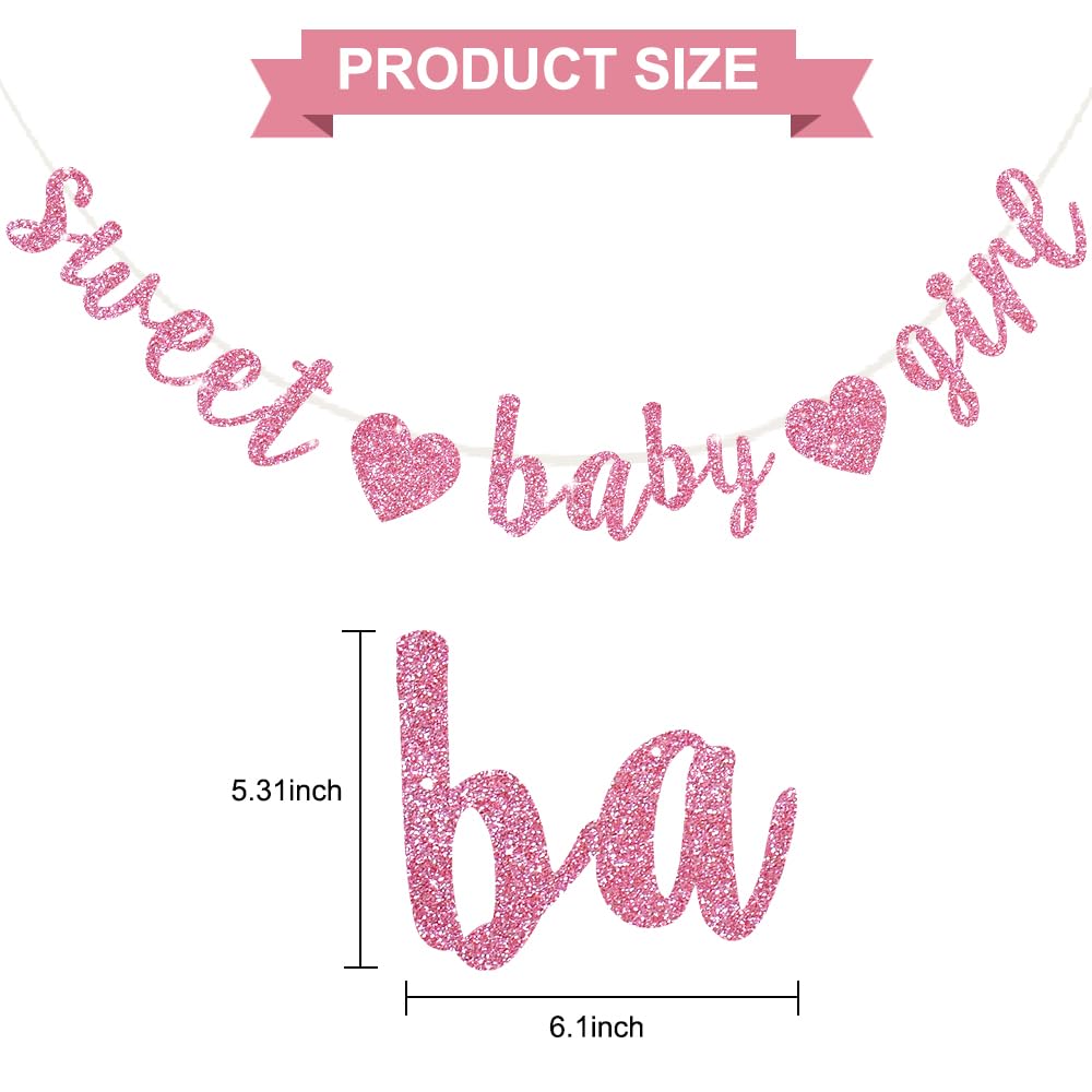 BEISHIDA pre-strung baby banner ready to hang for parties
