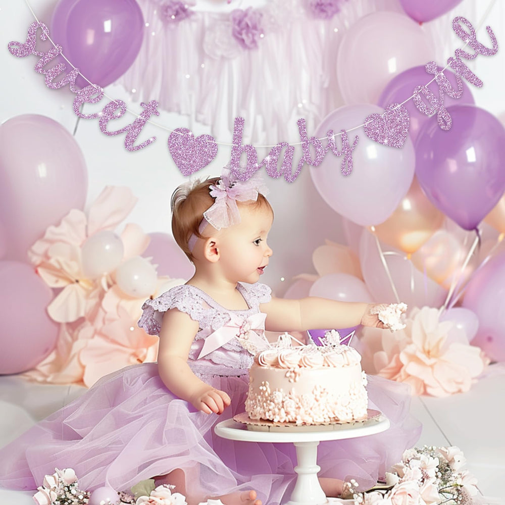 BEISHIDA ready-to-hang birthday banner enhances mantels, windows, and dessert tables.