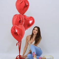 BEISHIDA wedding and birthday heart balloons provide stylish, reusable decor