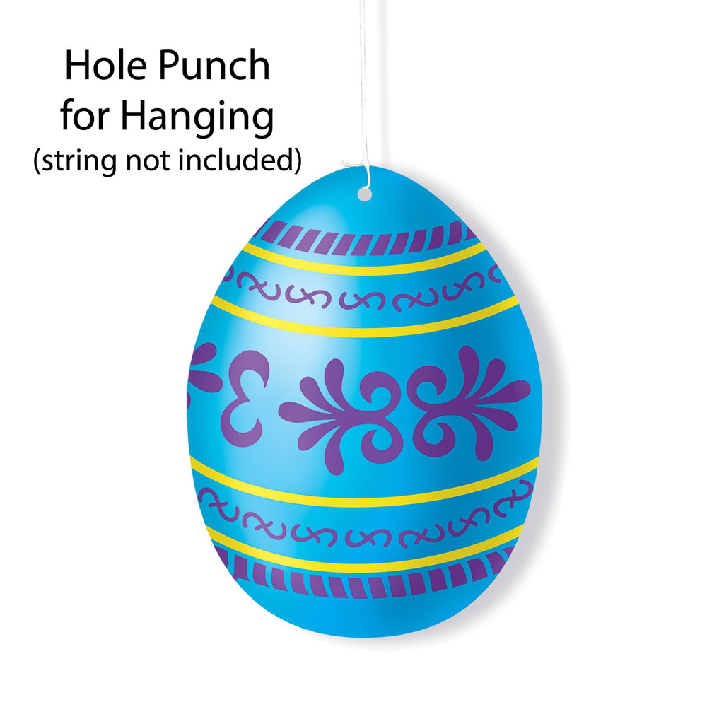 Beistle 4.5 inch cutouts add visible contrast to Easter displays.