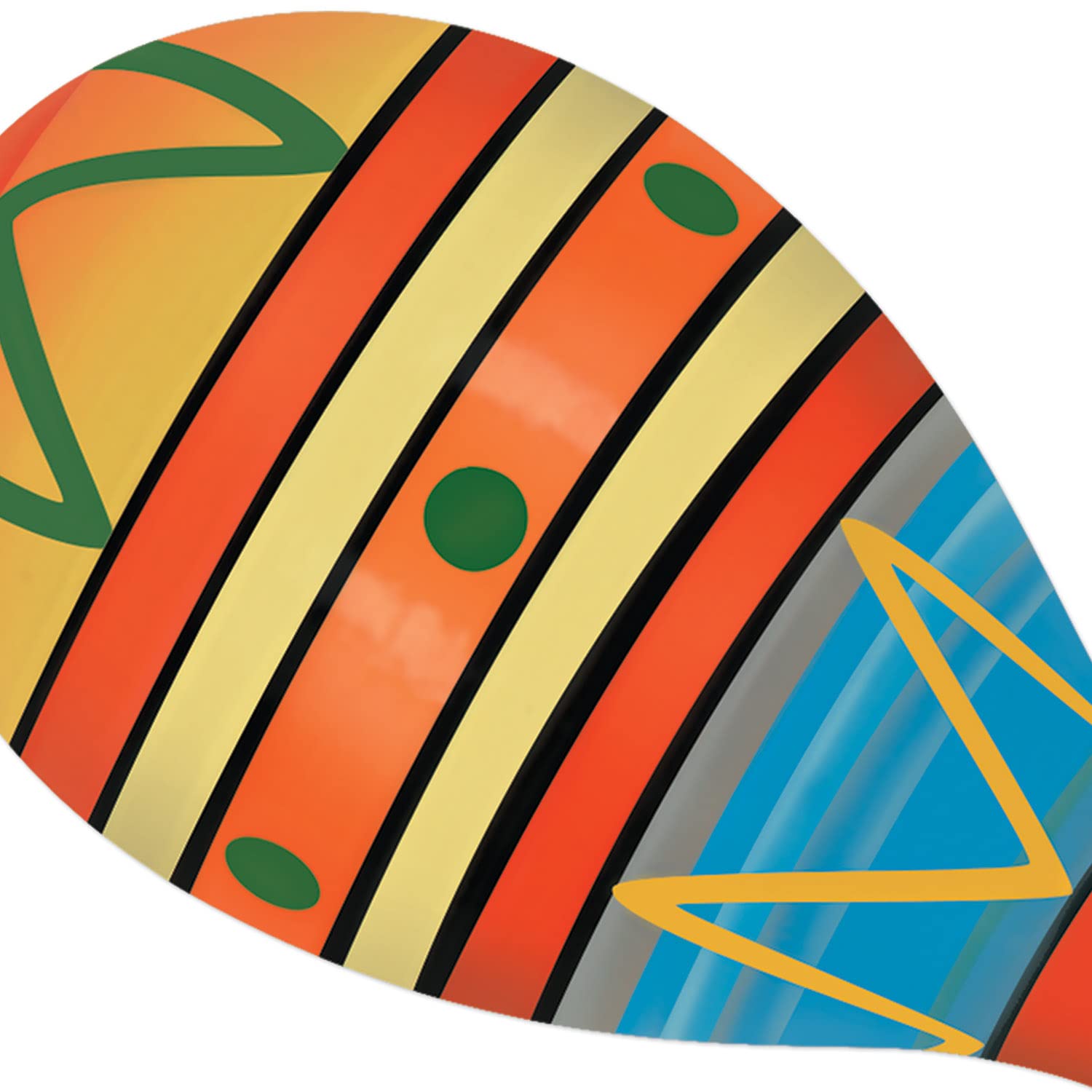 Beistle Fiesta Maracas 8in in use, great for Cinco de Mayo celebrations and lively music.
