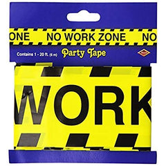 Beistle No Work Zone Tape creates playful photo backdrops and borders