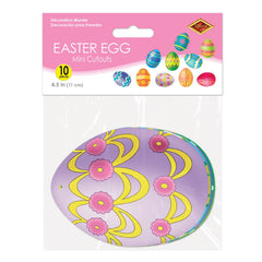 Beistle Easter cutouts suit walls, windows, and tabletops for celebrations.