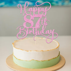 Bejotaa anniversary cake topper with celebratory style