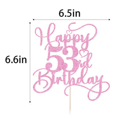 Bejotaa glitter cake topper for milestone celebrations.