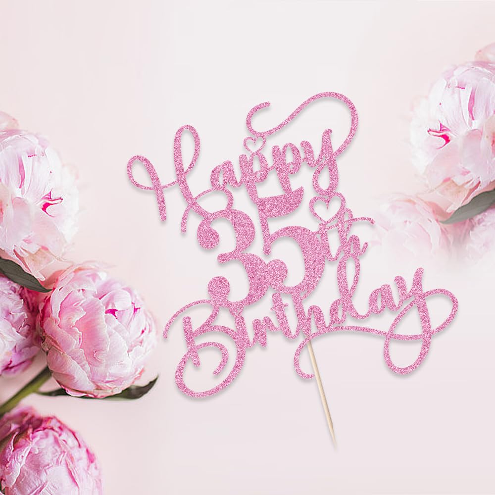 Bejotaa pink topper for party photos, complements themed celebrations.