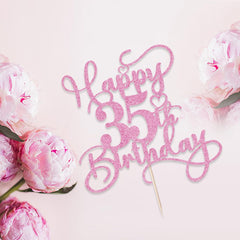 Bejotaa pink topper for party photos, complements themed celebrations.