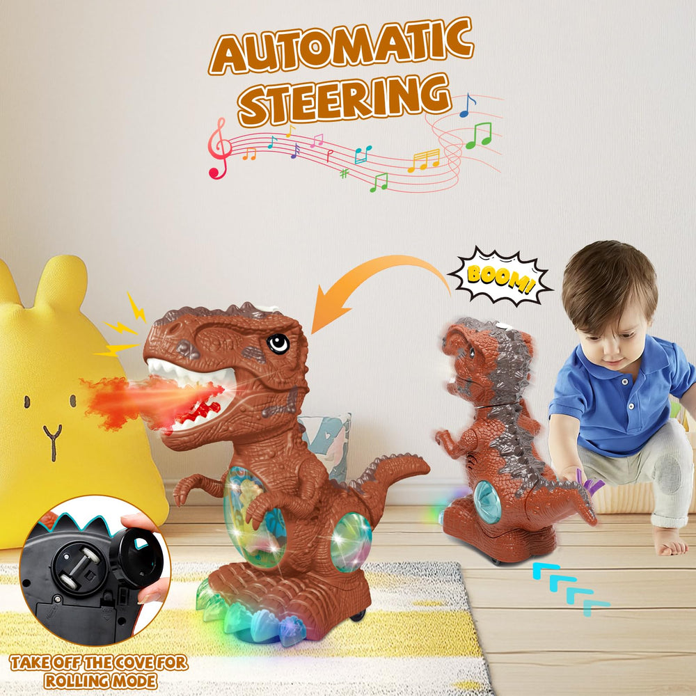 BEKALERZ dinosaur toy one button control for easy use