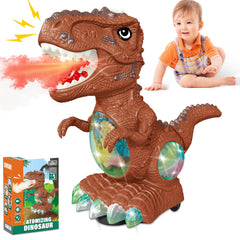 BEKALERZ dinosaur toy with roaring lights for toddlers, engaging play