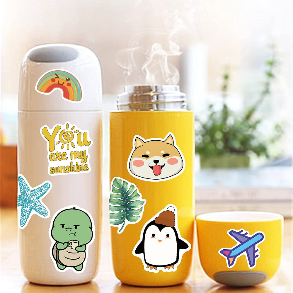 Bekayshad suitcase stickers decorate luggage with quick, playful flair.