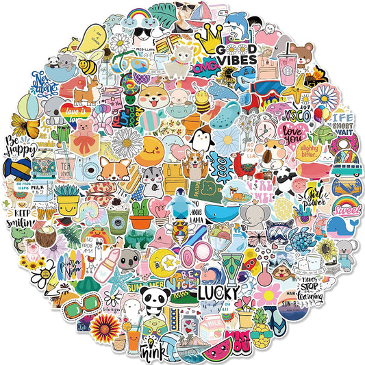 Bekayshad water bottle stickers 200-pack for durable, vibrant bottle customization.