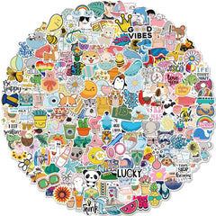 Bekayshad water bottle stickers 200-pack for durable, vibrant bottle customization.