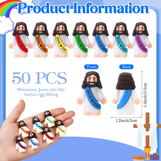 Bememo Jesus figures rubber close-up shows durable, smooth finish