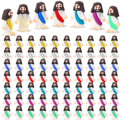 Bememo Jesus toy mini figure 1-2 inch for Easter egg hunts