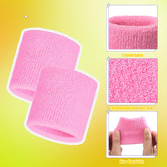 Bememo neon wristbands for kids with size to fit most