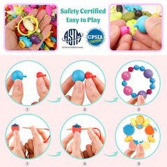 BEMITON fruit shape beads support early math and pattern recognition in preschool play.