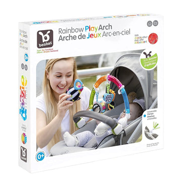 BENBAT travel-friendly arch toy fits stroller and car seat for on-the-go