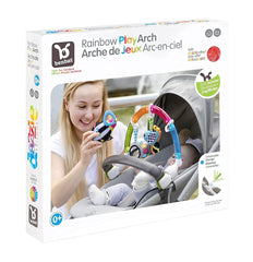 BENBAT travel-friendly arch toy fits stroller and car seat for on-the-go
