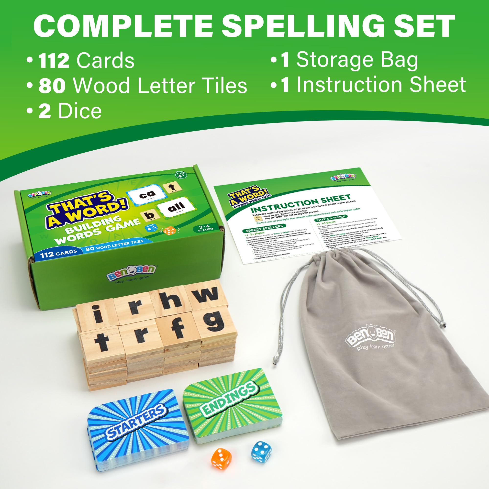BenBen classroom-ready learning toy supports early literacy practice.