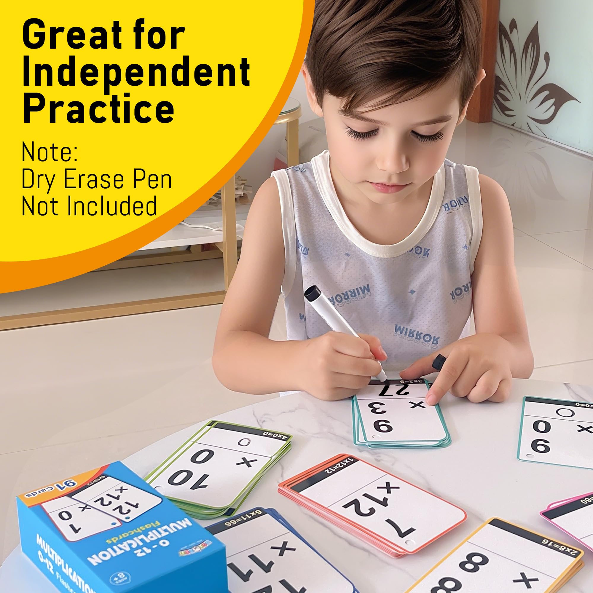 BenBen color-coded cards simplify sorting and focused multiplication practice.