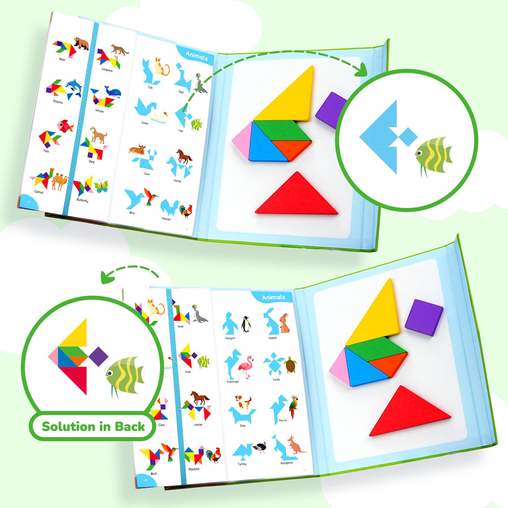 BenBen color pattern book featuring bright designs to spark imagination during travel.