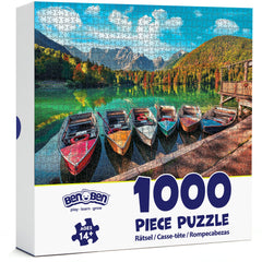 BenBen Fusine Lakes scene decor idea for cozy living spaces.