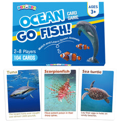 BenBen Go Fish 104 cards with vivid ocean theme for group play.