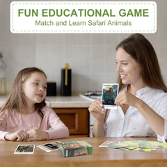 BenBen Go Fish uses big fonts for easy reading by little learners.