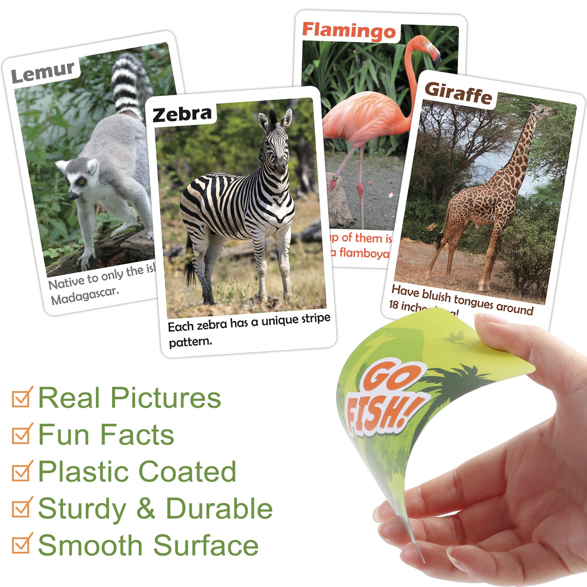 BenBen Go Fish laminated cards offer durability for everyday family play.