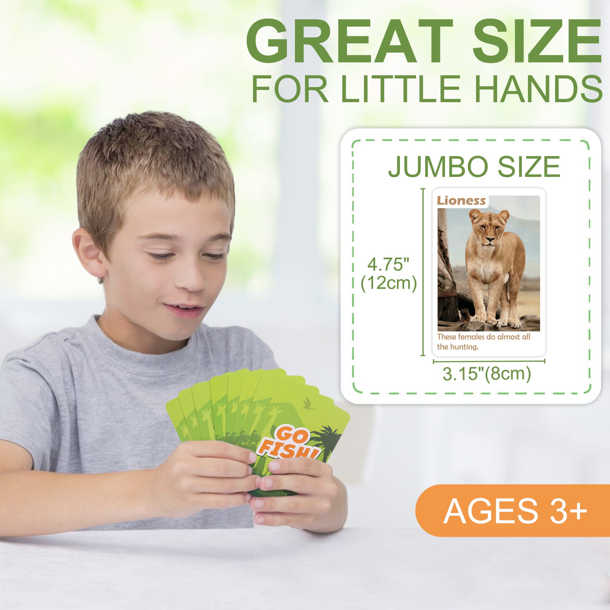 BenBen Go Fish cards with rounded corners ensure safe shuffling and handling.