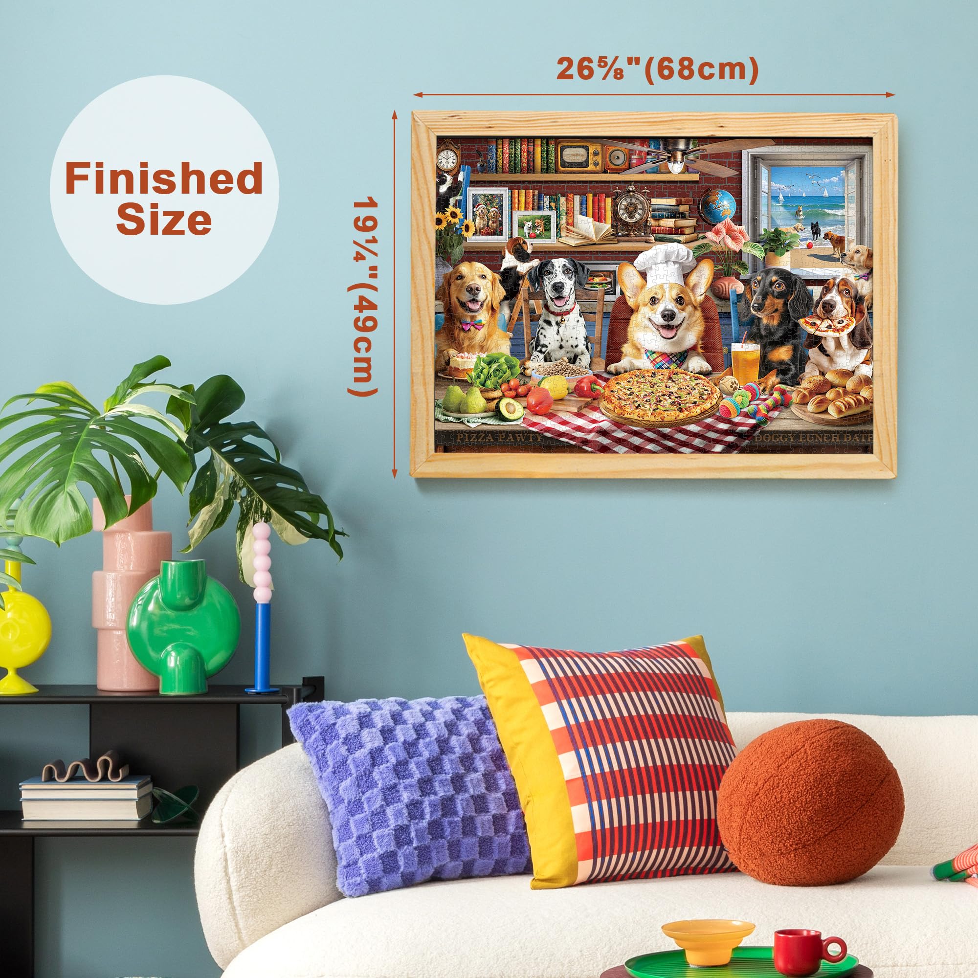 BenBen high-density puzzle board delivers sturdy pieces for repeated use.