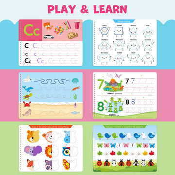 BenBen Plastic-Coated-Pages: durable waterproof pages ideal for busy hands and mess-friendly learning.