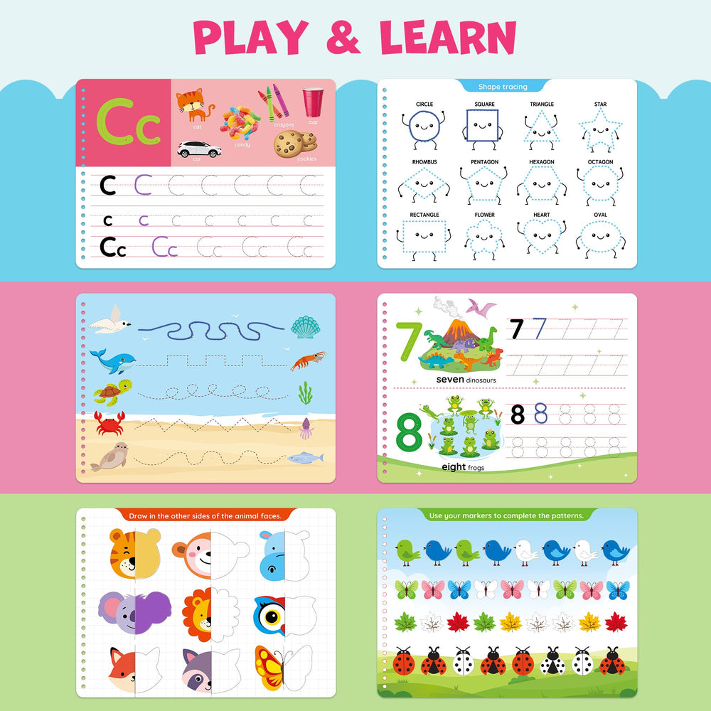 BenBen Plastic-Coated-Pages: durable waterproof pages ideal for busy hands and mess-friendly learning.