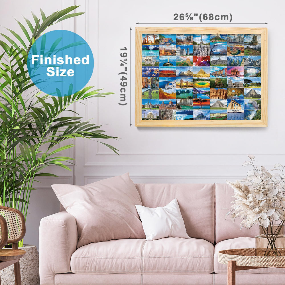 BenBen Machu Picchu scenery collage invites mindful puzzle sessions