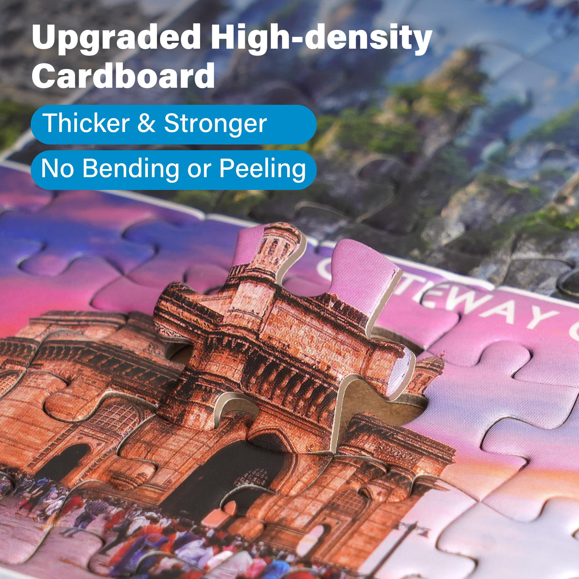 BenBen Machu Picchu and Taj Mahal collage puzzle fuels travel curiosity and patience