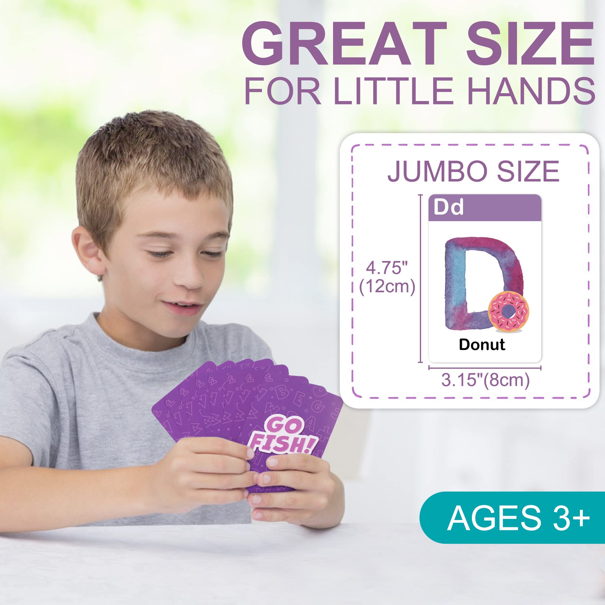 BenBen rounded corners ensure safe handling during family Go Fish sessions.