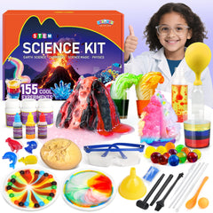 BenBen Volcano science kit closeup showing eruption visuals for engaging STEM learning