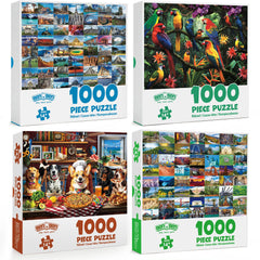 BenBen World Landscape 1000-piece puzzle featuring iconic scenes.