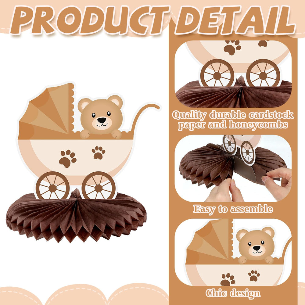 Bencailor baby shower topper set adds festive ambiance