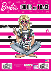 Bendon Barbie sticker pack with foil cover adds sparkle to art time.