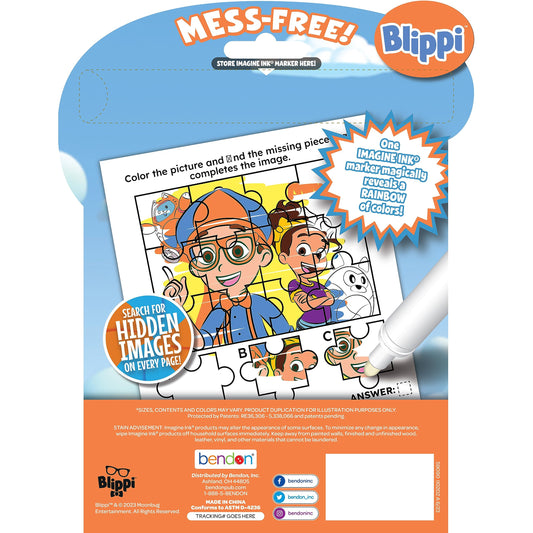 Bendon Blippi Imagine Ink marker enables mess-free coloring for kids