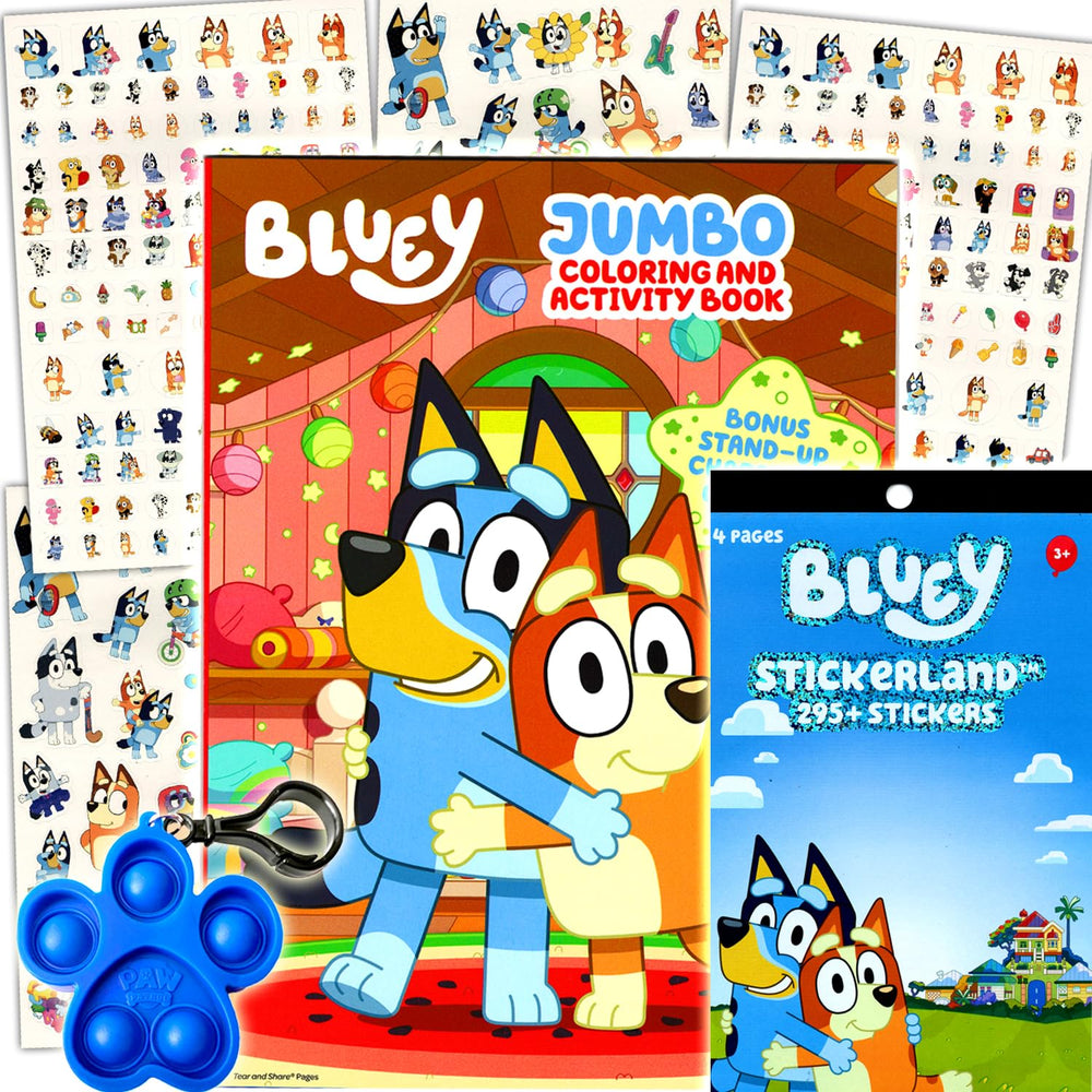 Bendon Bluey coloring activity book cover invites imaginative coloring adventures for kids