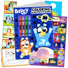 Bendon Bluey coloring book with stickers for creative play and quiet time