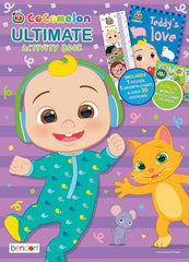 Bendon Cocomelon coloring book cover featuring bright characters for creative play