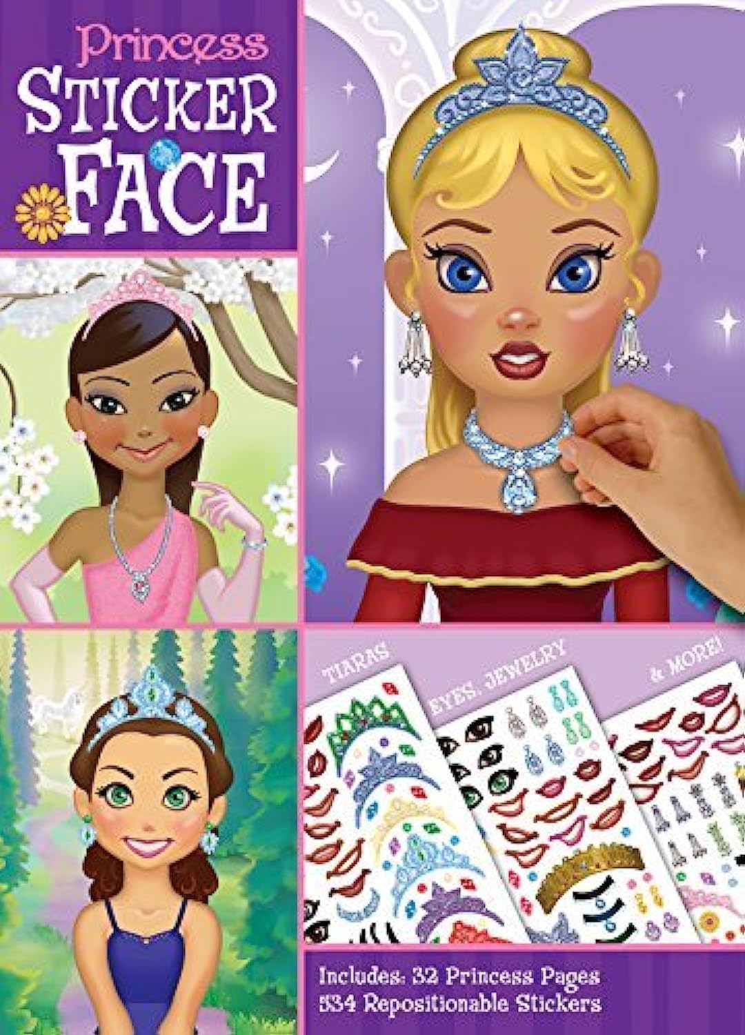 Bendon Create-A-Face Princess pages: blank faces spark imaginative storytelling and endless doodle opportunities