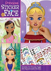 Bendon Create-A-Face Princess pages: blank faces spark imaginative storytelling and endless doodle opportunities