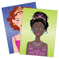 Bendon Create-A-Face Princess stickers sheet 04: add sparkle and personality to faces