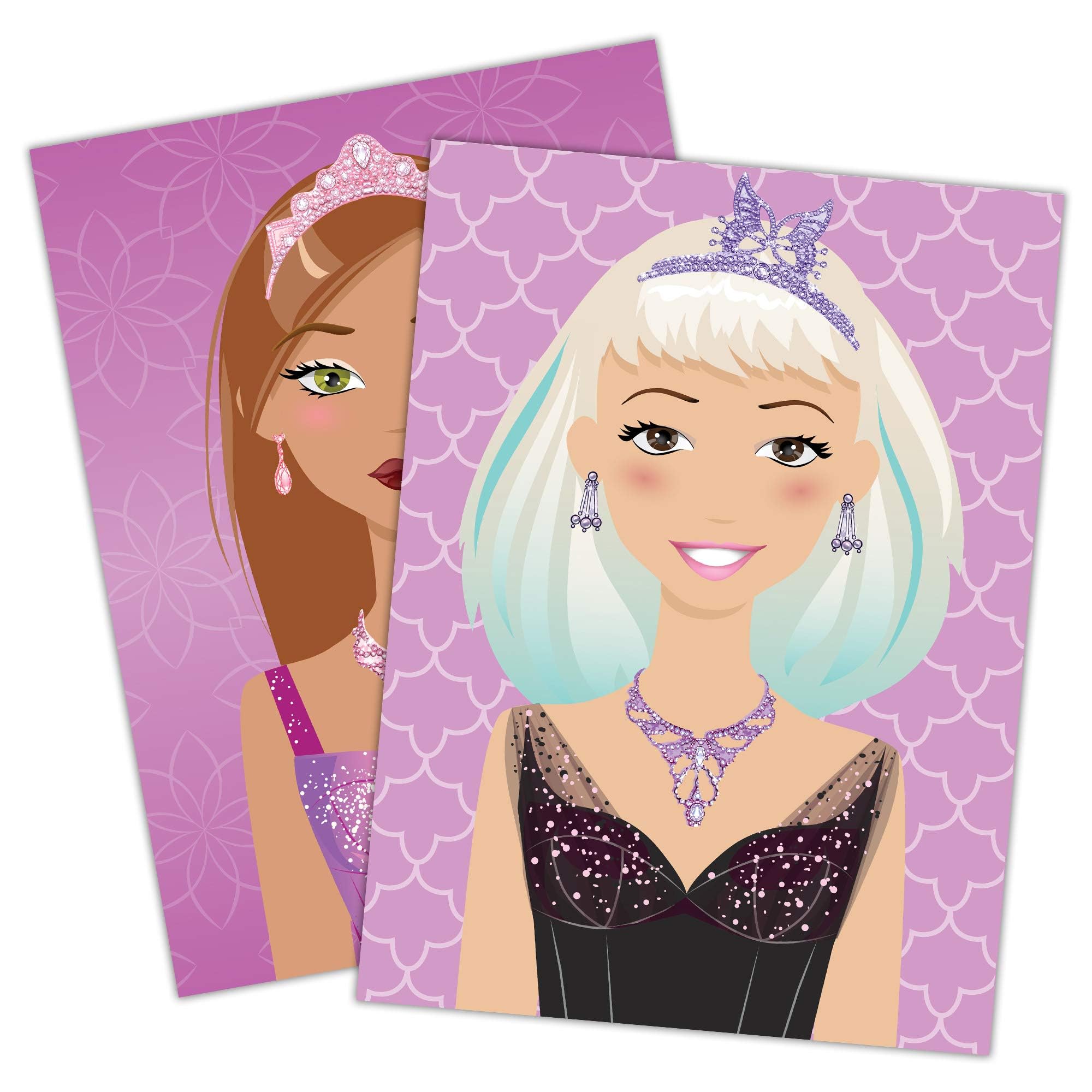 Bendon Create-A-Face Princess stickers sheet 05: reusable decor for creative play sessions