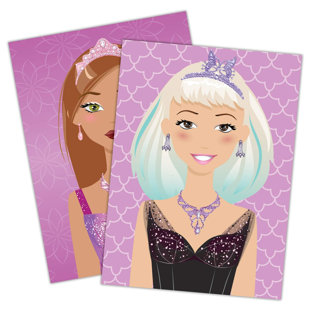 Bendon Create-A-Face Princess stickers sheet 05: reusable decor for creative play sessions